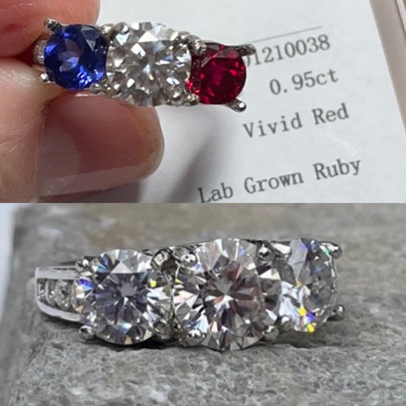 Rubys & Sapphires I grew in lab with my “recipie” - Picture 9 of 9